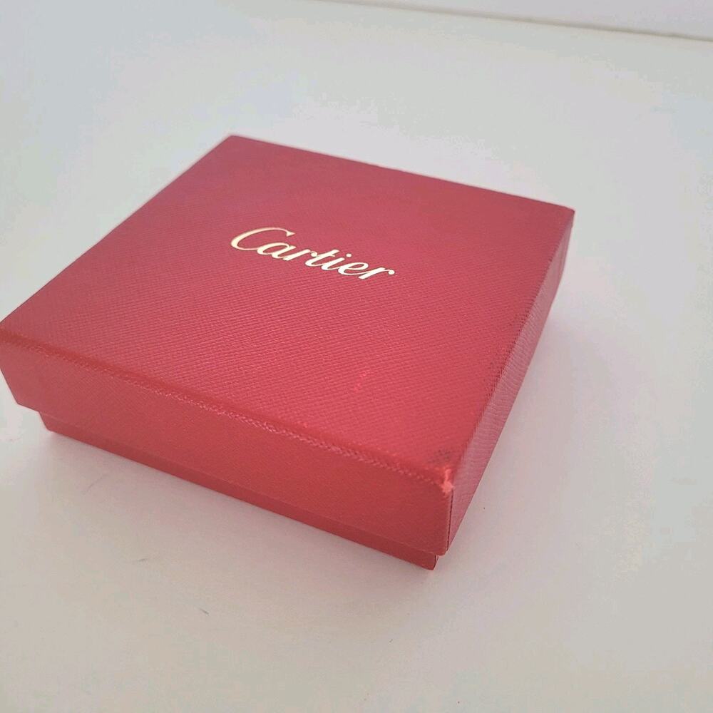 Cartier Empty Box For Mini Wallet Sleeper Small Accessory Jewelry 4x3x1 Red
